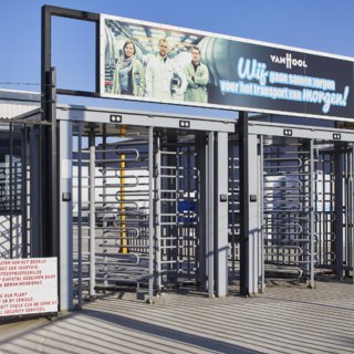 Dubbele draaitrommel Van Hool